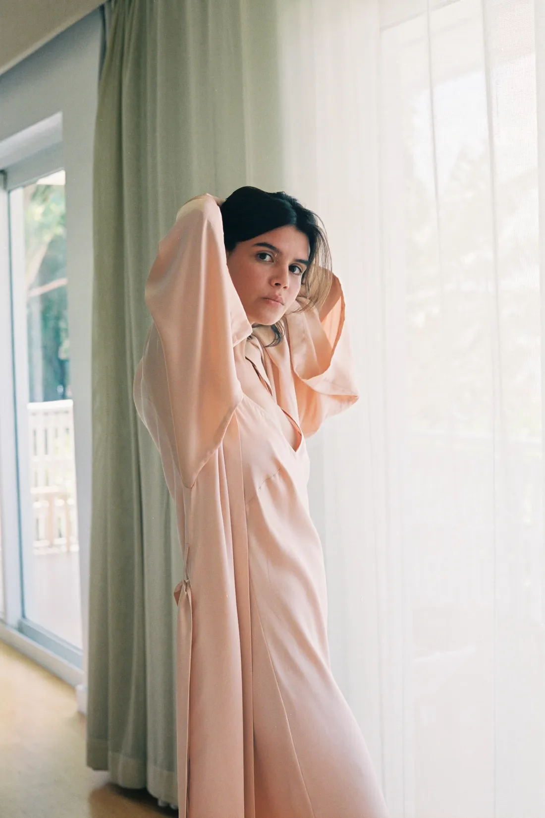 Inez Washable Silk Slip Dress sold by Eberjey product image thumbnail 3