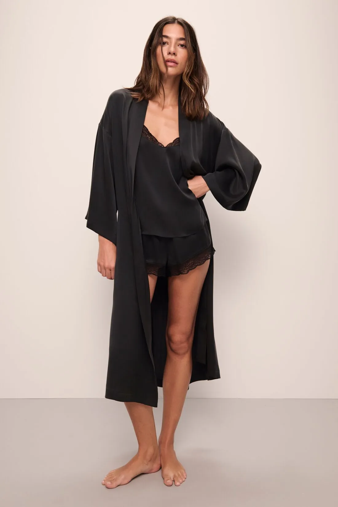 Inez Washable Silk Robe sold by Eberjey product image thumbnail 2