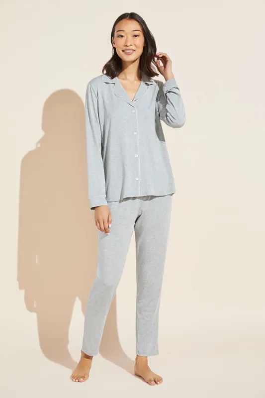 Gisele TENCEL™ Modal Tuxedo Slim PJ Set sold by Eberjey