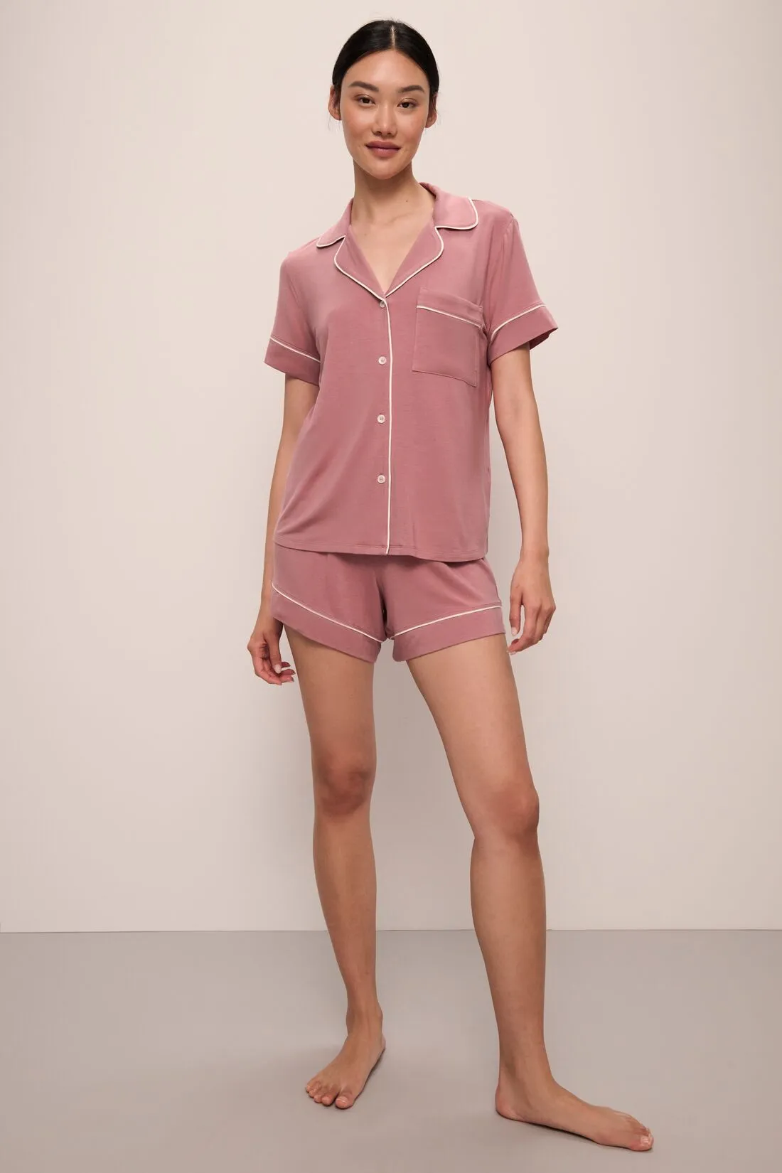Gisele TENCEL™ Modal Relaxed Short PJ Set sold by Eberjey product image thumbnail 3