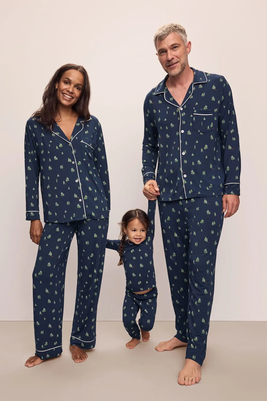 William Printed TENCEL™ Modal Long PJ Set sold by Eberjey product image thumbnail 4