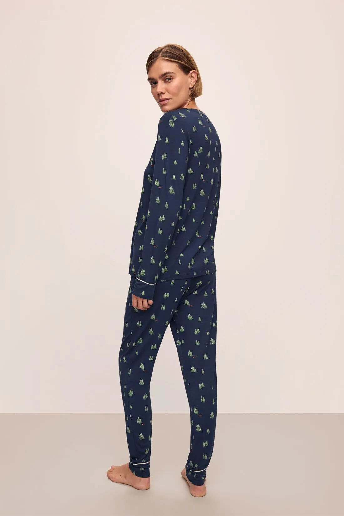 Gisele Printed TENCEL™ Modal Crewneck PJ Set sold by Eberjey product image thumbnail 3