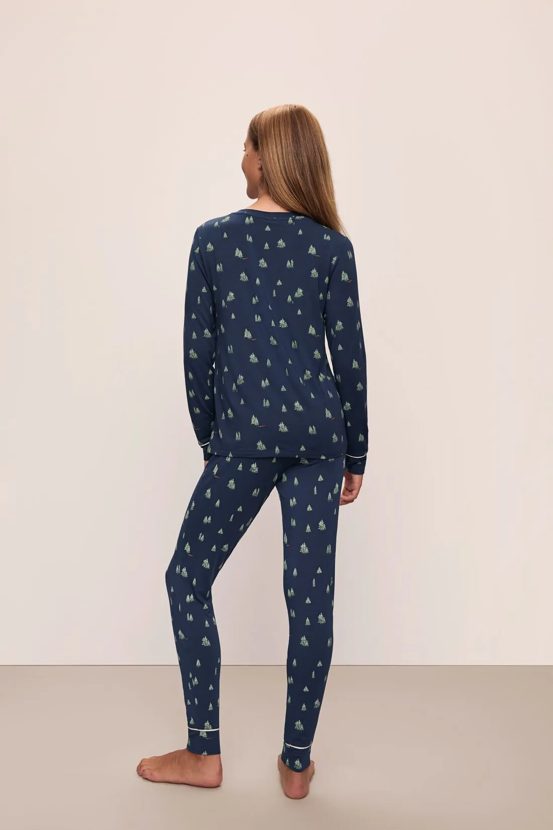 Gisele Printed TENCEL™ Modal Crewneck PJ Set sold by Eberjey product image thumbnail 2