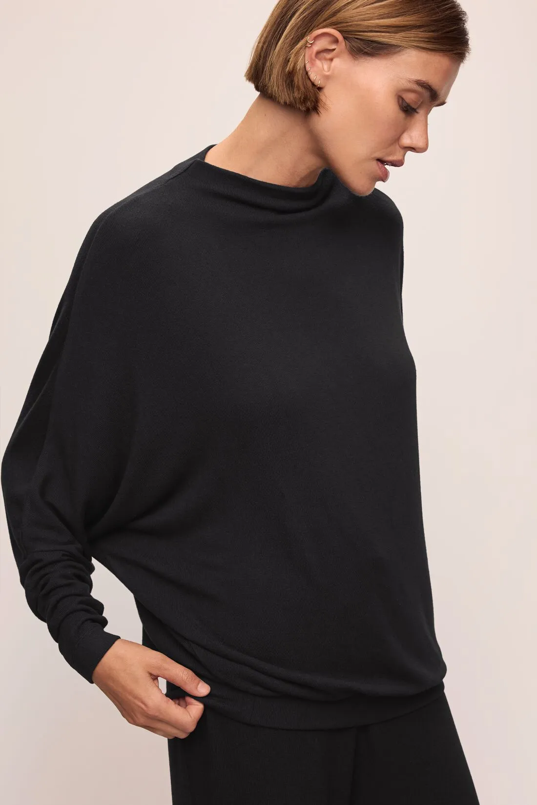 Cozy Time Mock Neck Pullover sold by Eberjey product image thumbnail 2