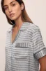 Inez Washable Silk Printed Short PJ Set sold by Eberjey