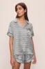 Inez Washable Silk Printed Short PJ Set sold by Eberjey