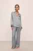 Inez Washable Silk Printed Long PJ Set sold by Eberjey