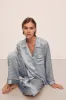 Inez Washable Silk Printed Long PJ Set sold by Eberjey