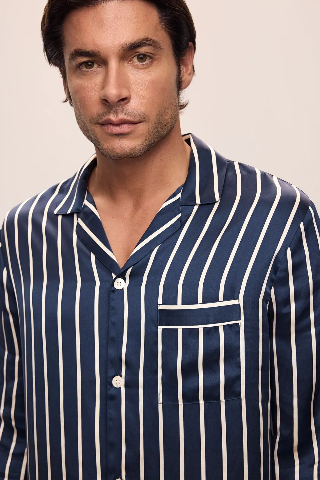 Charles Washable Silk Printed Long PJ Set sold by Eberjey product image thumbnail 2