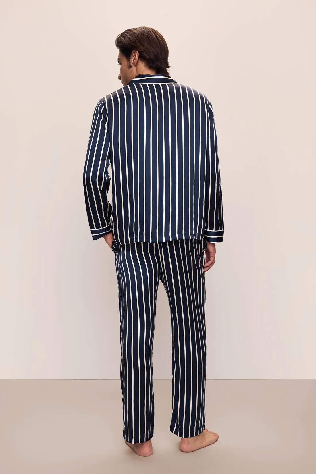 Charles Washable Silk Printed Long PJ Set sold by Eberjey product image thumbnail 3