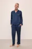 Charles Washable Silk Long PJ Set sold by Eberjey