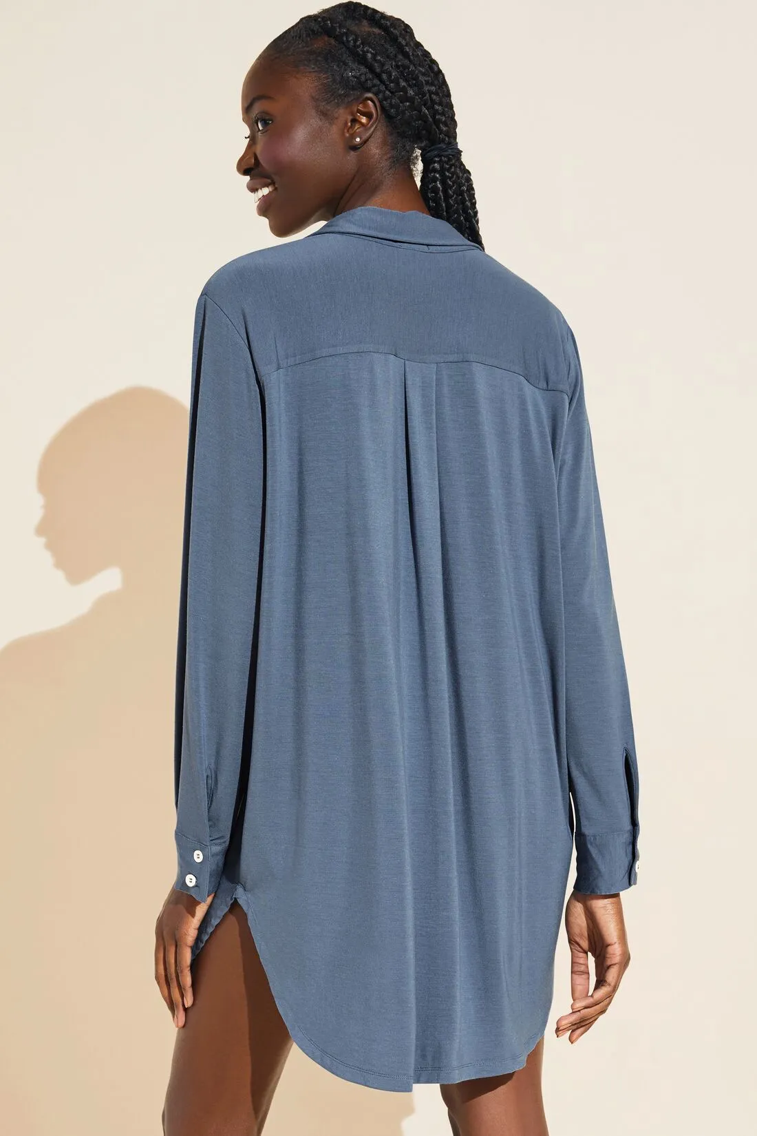 Gisele TENCEL™ Modal Boyfriend Sleepshirt sold by Eberjey product image thumbnail 3
