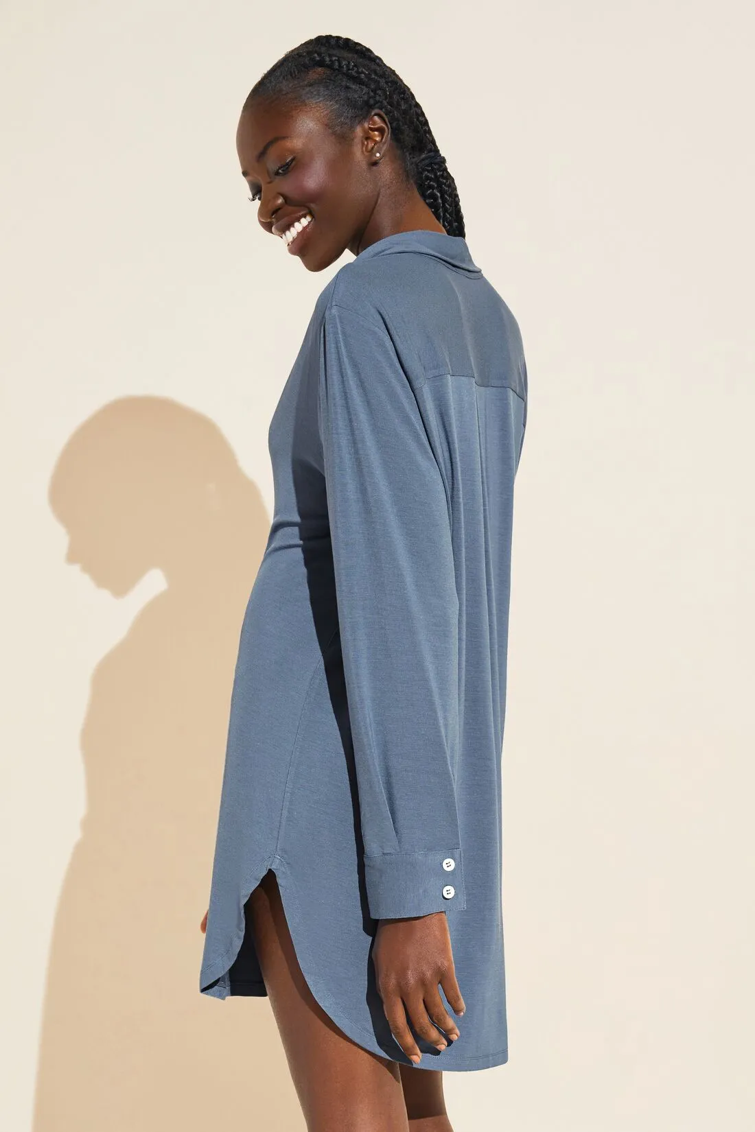 Gisele TENCEL™ Modal Boyfriend Sleepshirt sold by Eberjey product image thumbnail 2