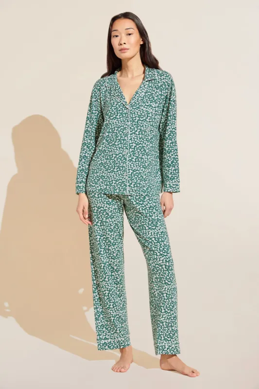 Gisele Printed TENCEL™ Modal Long PJ Set sold by Eberjey