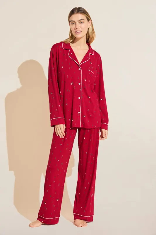 Gisele Printed TENCEL™ Modal Long PJ Set sold by Eberjey