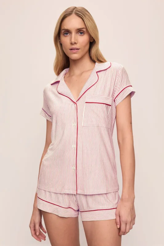 Gisele Printed TENCEL™ Modal Shortie Short PJ Set sold by Eberjey