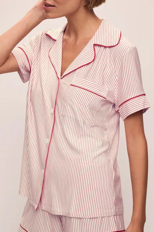 Gisele Printed TENCEL™ Modal Relaxed Short PJ Set sold by Eberjey