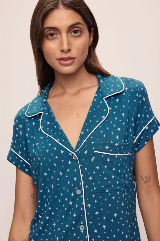 Gisele Printed TENCEL™ Modal Relaxed Short PJ Set sold by Eberjey