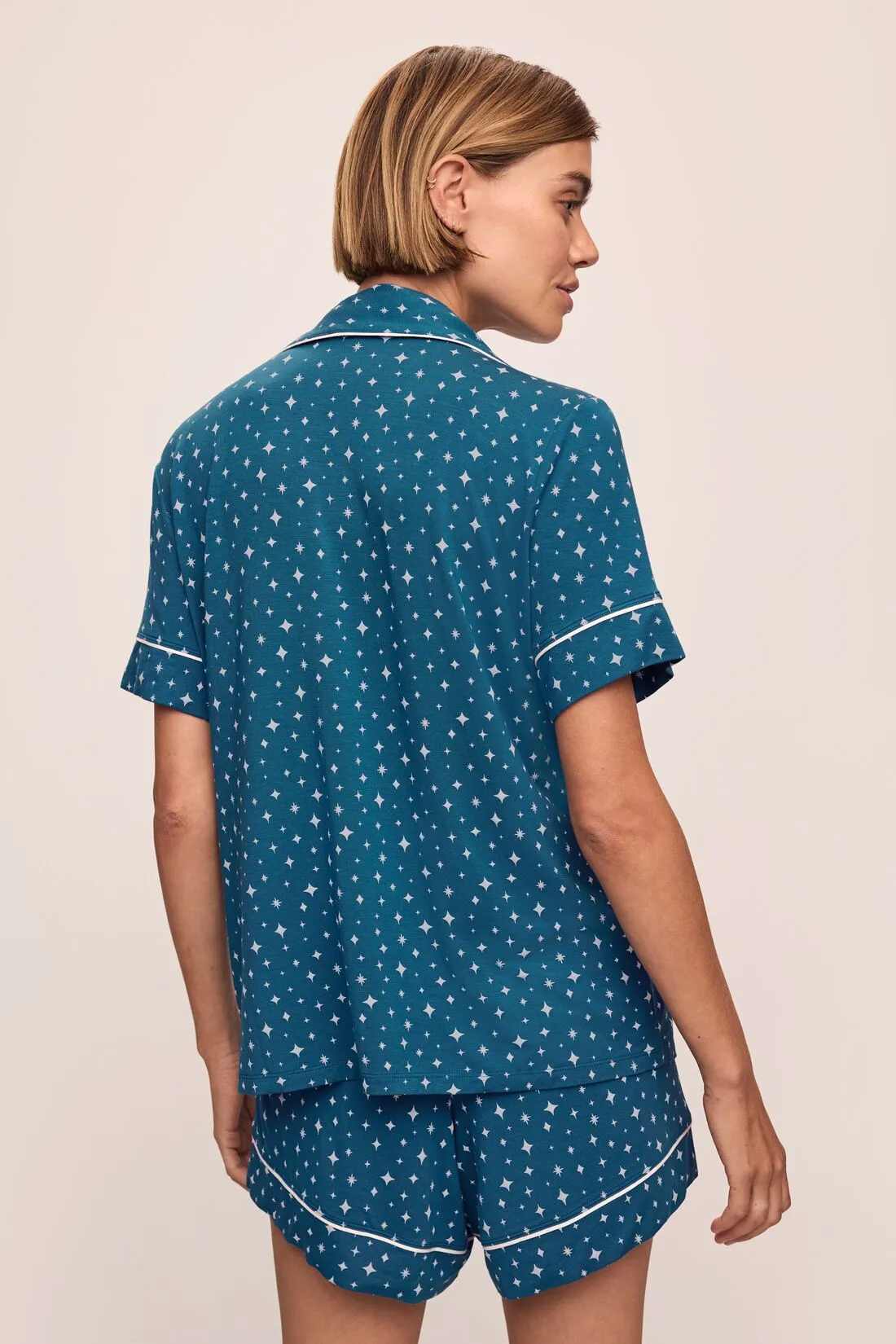 Gisele Printed TENCEL™ Modal Relaxed Short PJ Set sold by Eberjey product image thumbnail 4