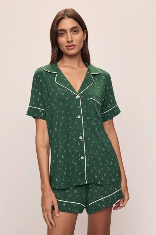 Gisele Printed TENCEL™ Modal Relaxed Short PJ Set sold by Eberjey