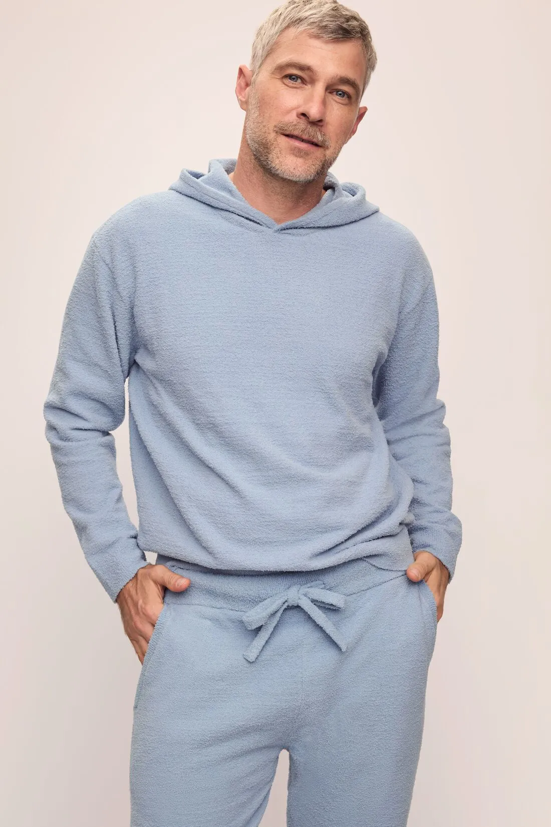 Men's Recycled Boucle Hoodie sold by Eberjey