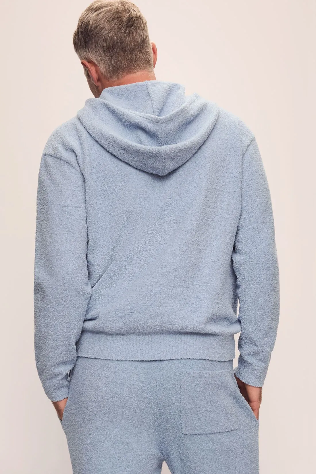 Men's Recycled Boucle Hoodie sold by Eberjey product image thumbnail 2
