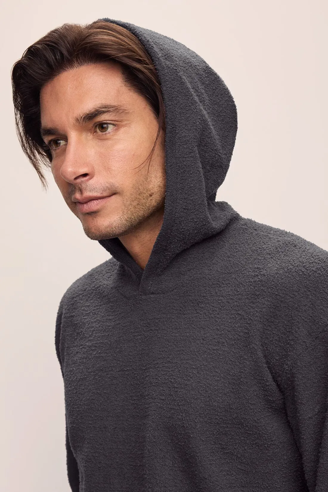 Men's Recycled Boucle Hoodie sold by Eberjey product image thumbnail 3