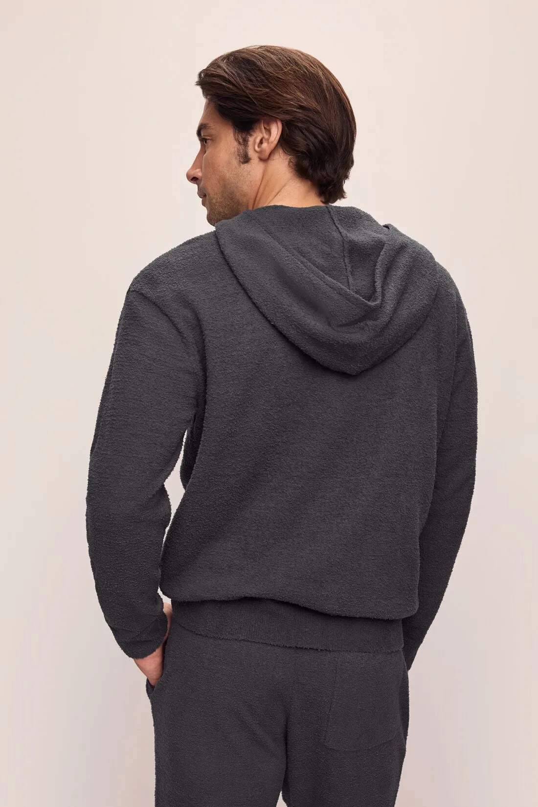 Men's Recycled Boucle Hoodie sold by Eberjey product image thumbnail 2