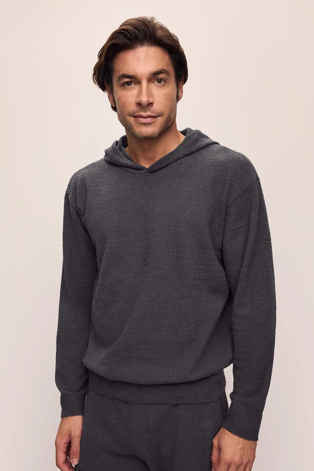 Men's Recycled Boucle Hoodie sold by Eberjey