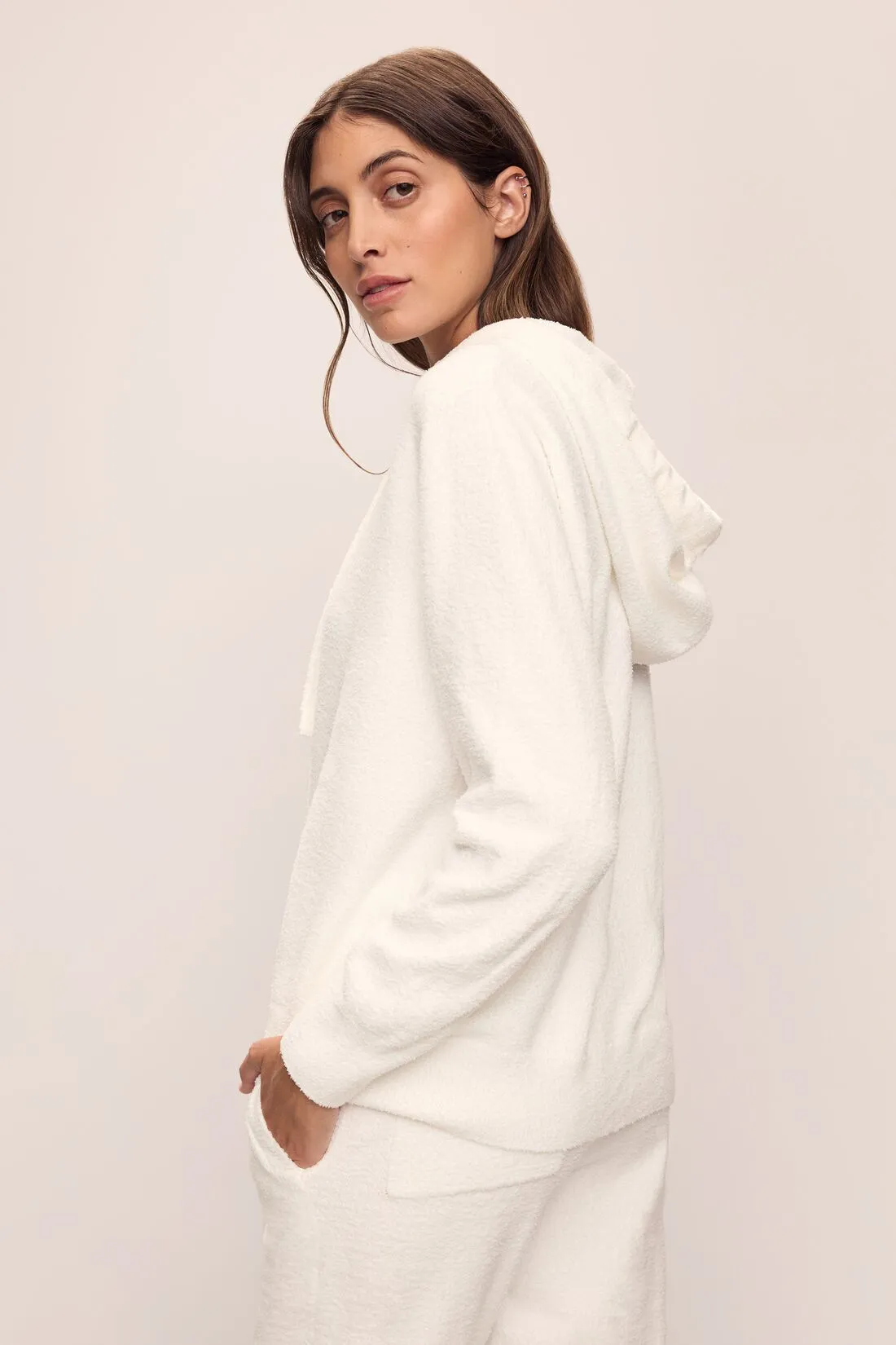 Recycled Boucle Hoodie sold by Eberjey product image thumbnail 2