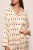 Inez Washable Silk Printed Long PJ Set sold by Eberjey