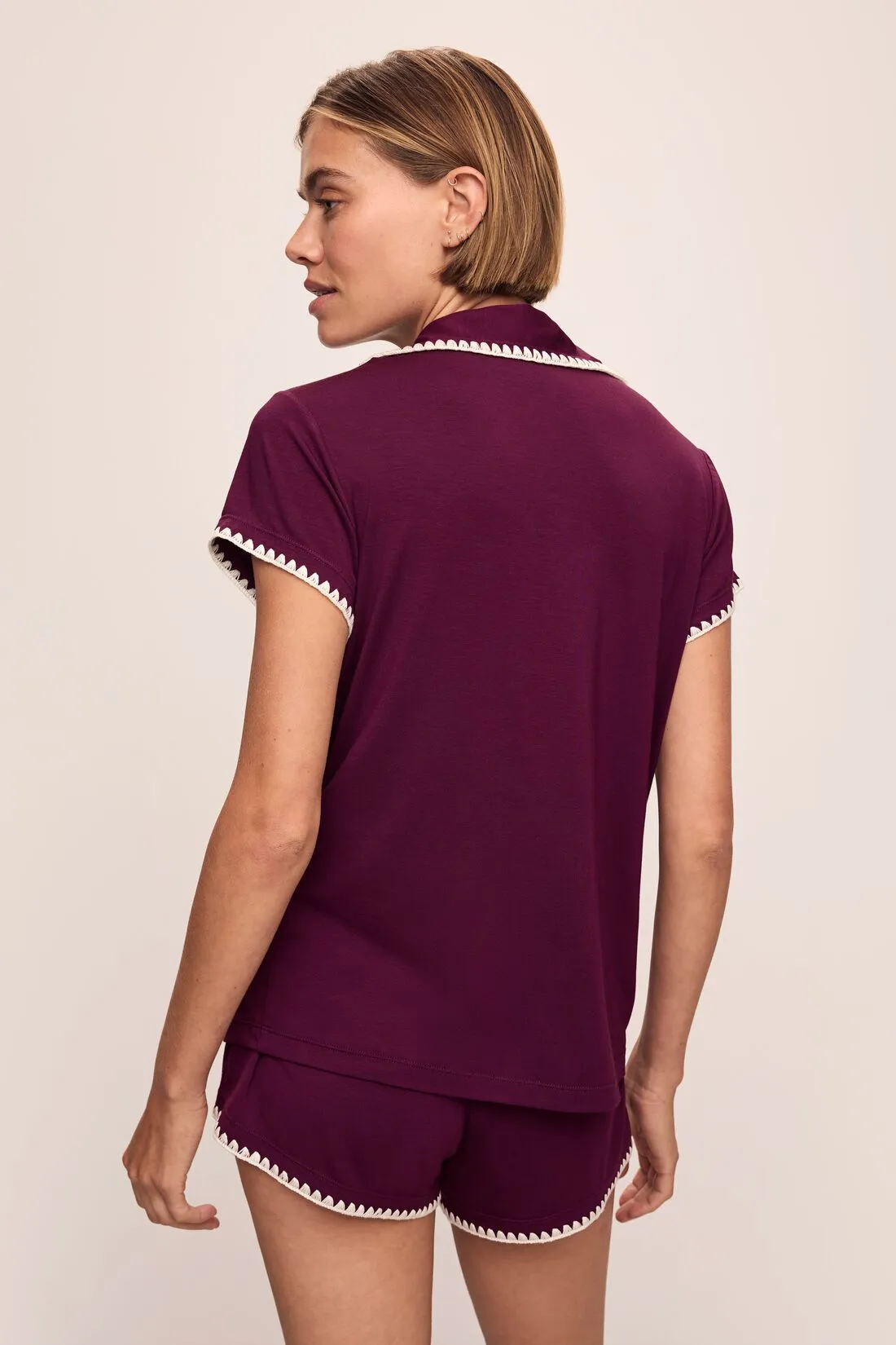 Frida TENCEL™ Modal Shortie Short PJ Set sold by Eberjey product image thumbnail 3