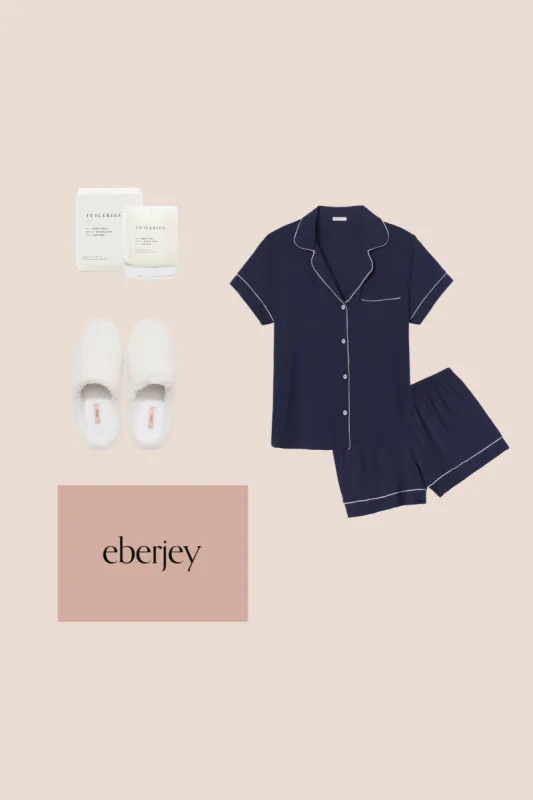 Perfect Gift Bundle with Gisele TENCEL™ Modal Relaxed Short PJ Set made by Eberjey