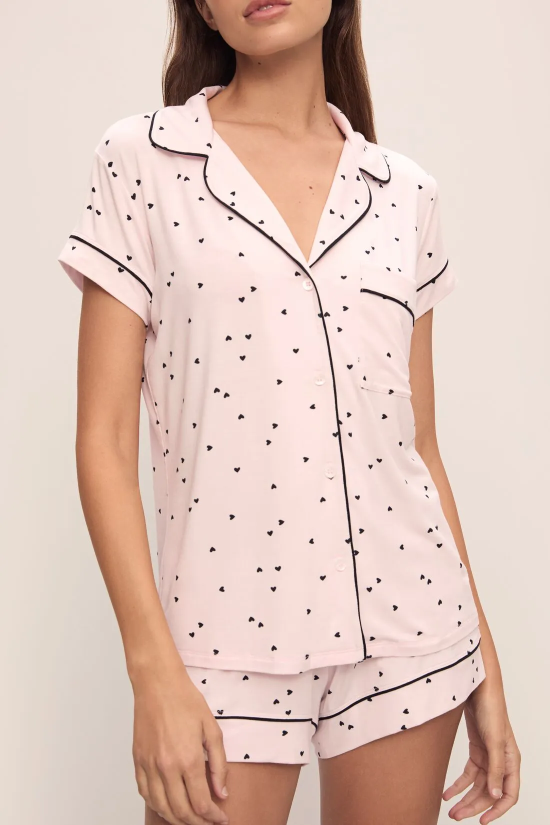Gisele Printed TENCEL™ Modal Shortie Short PJ Set sold by Eberjey product image thumbnail 4