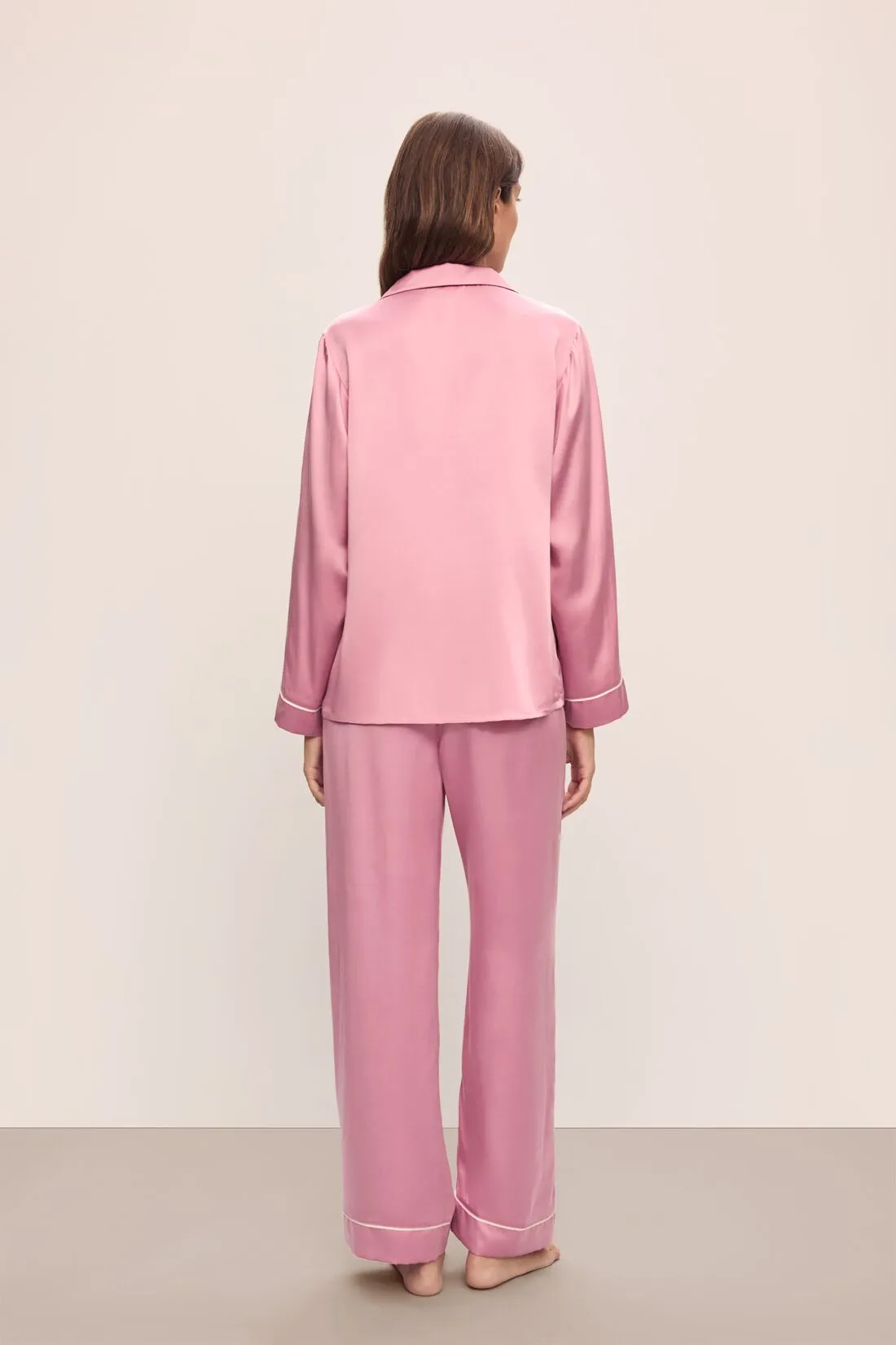 Inez Washable Silk Long PJ Set sold by Eberjey product image thumbnail 3