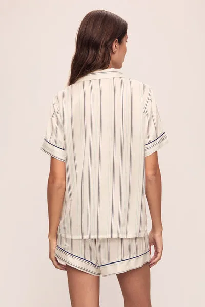 Inez Washable Silk Printed Short PJ Set sold by Eberjey product image thumbnail 5