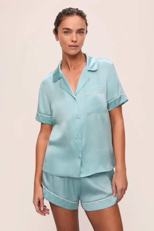Inez Washable Silk Short PJ Set sold by Eberjey