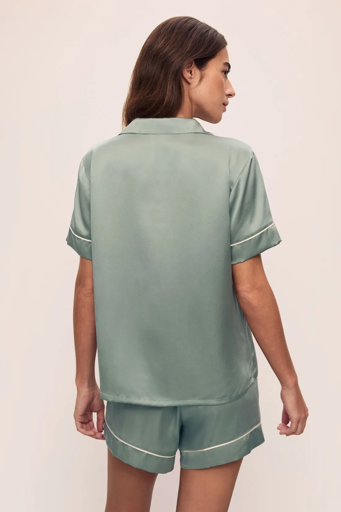 Inez Washable Silk Short PJ Set sold by Eberjey product image thumbnail 4