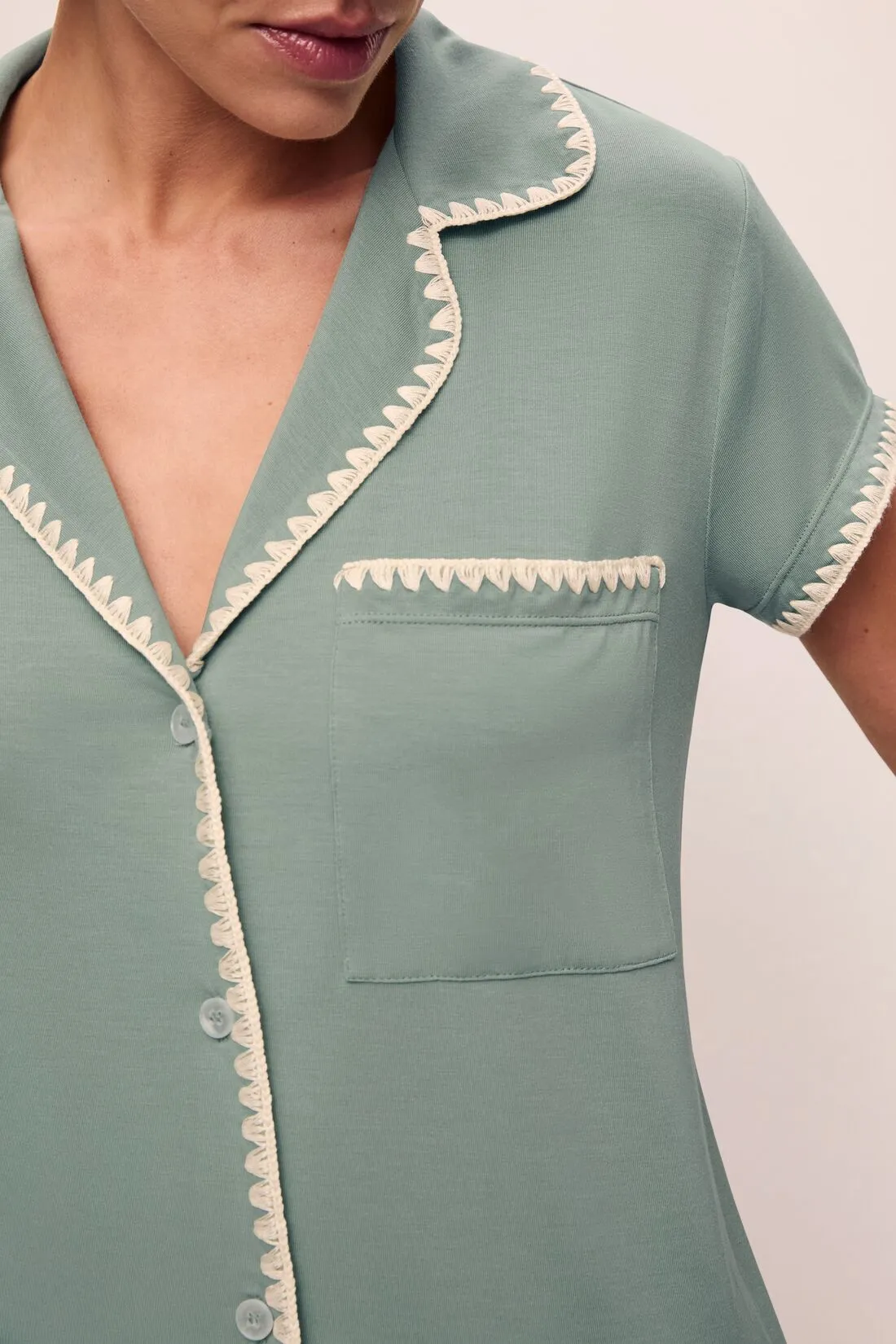 Frida TENCEL™ Modal Shortie Short PJ Set sold by Eberjey product image thumbnail 2