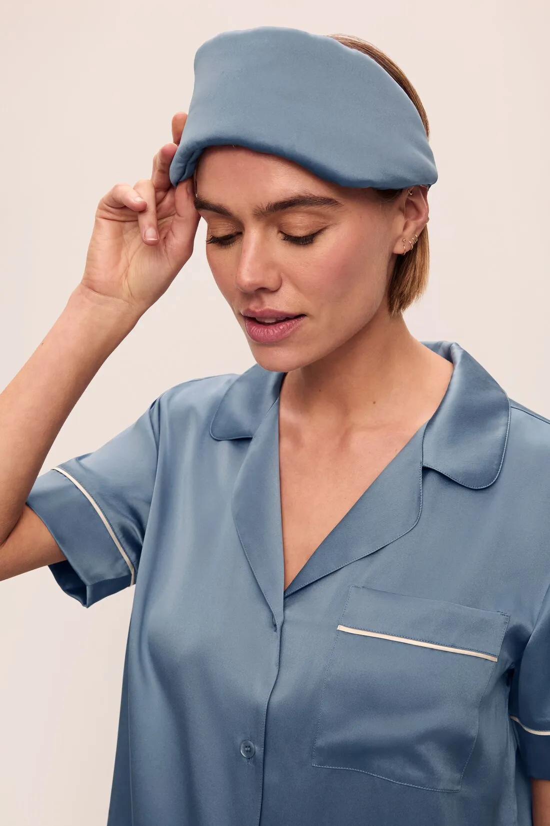 Inez Washable Silk Eye Mask sold by Eberjey