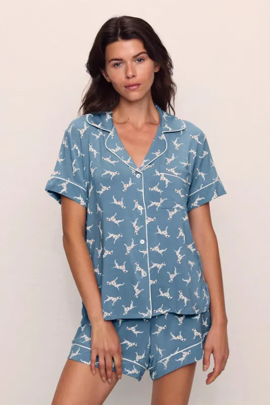 Gisele Printed TENCELâ„¢ Modal Relaxed Short PJ Set made by Eberjey