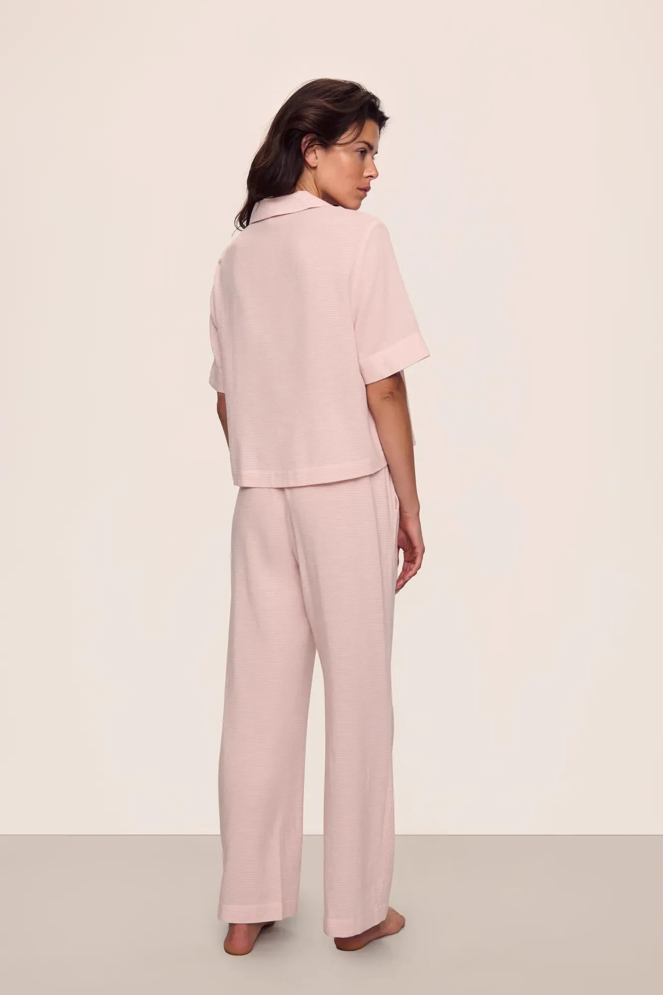 Nautico Relaxed Short Sleeve & Pant PJ Set sold by Eberjey product image thumbnail 3