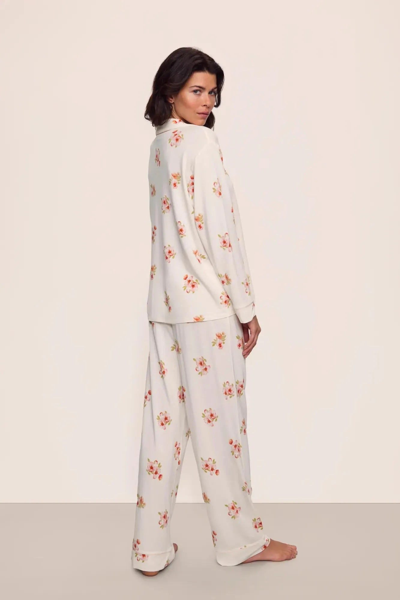 Gisele Printed TENCEL™ Modal Long PJ Set sold by Eberjey product image thumbnail 3