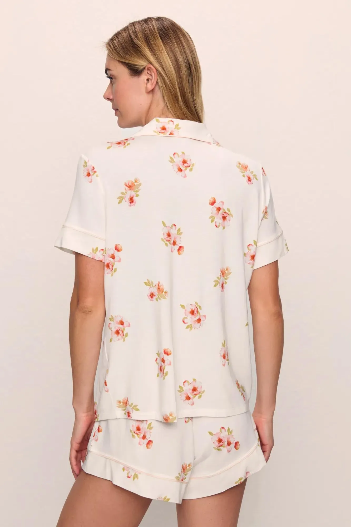 Gisele Printed TENCEL™ Modal Relaxed Short PJ Set sold by Eberjey product image thumbnail 3