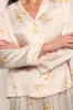Inez Washable Silk Printed Long PJ Set sold by Eberjey
