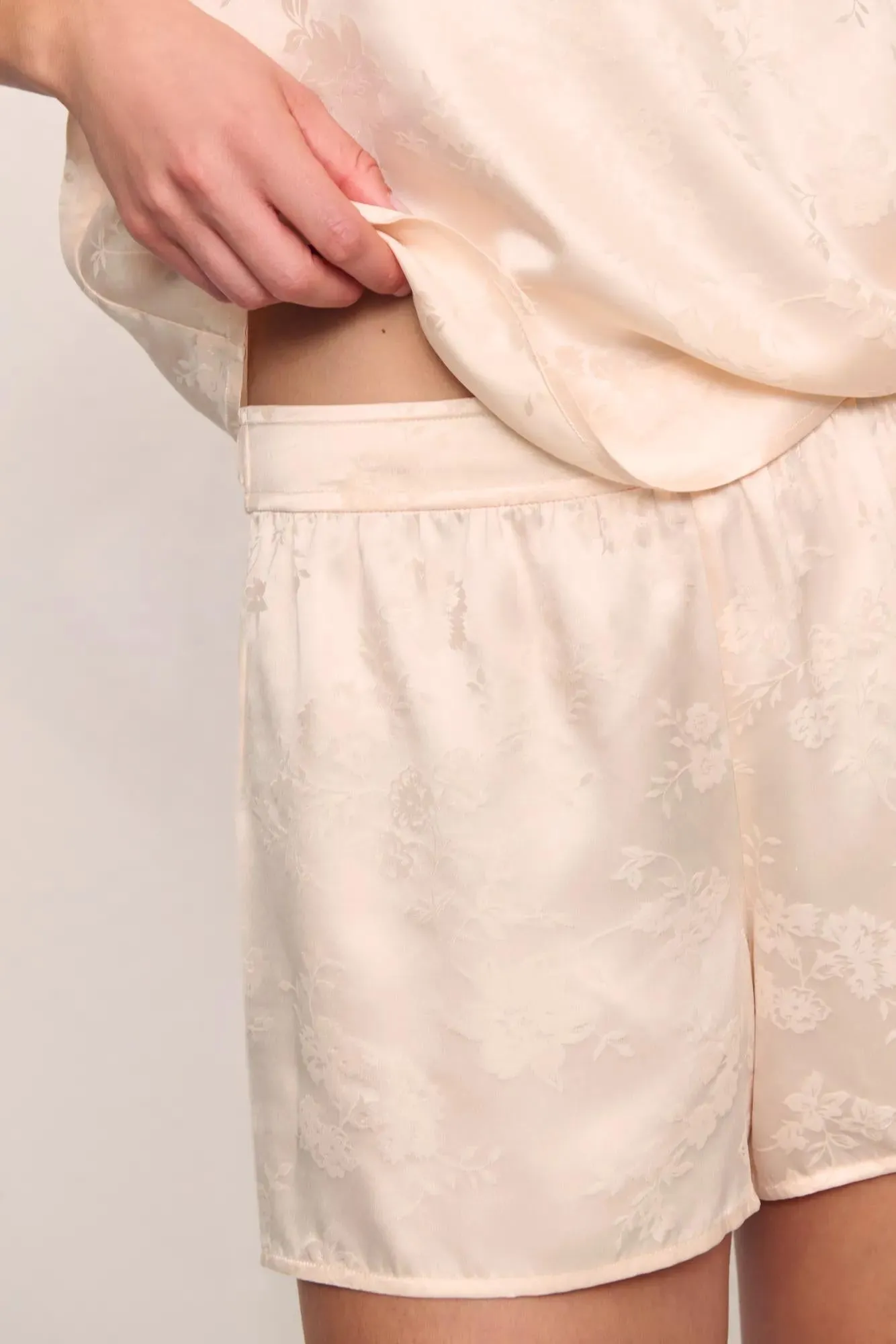 Washable Silk Jacquard Cami & Short PJ Set sold by Eberjey product image thumbnail 2