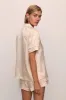 Inez Washable Silk Jacquard Short PJ Set sold by Eberjey