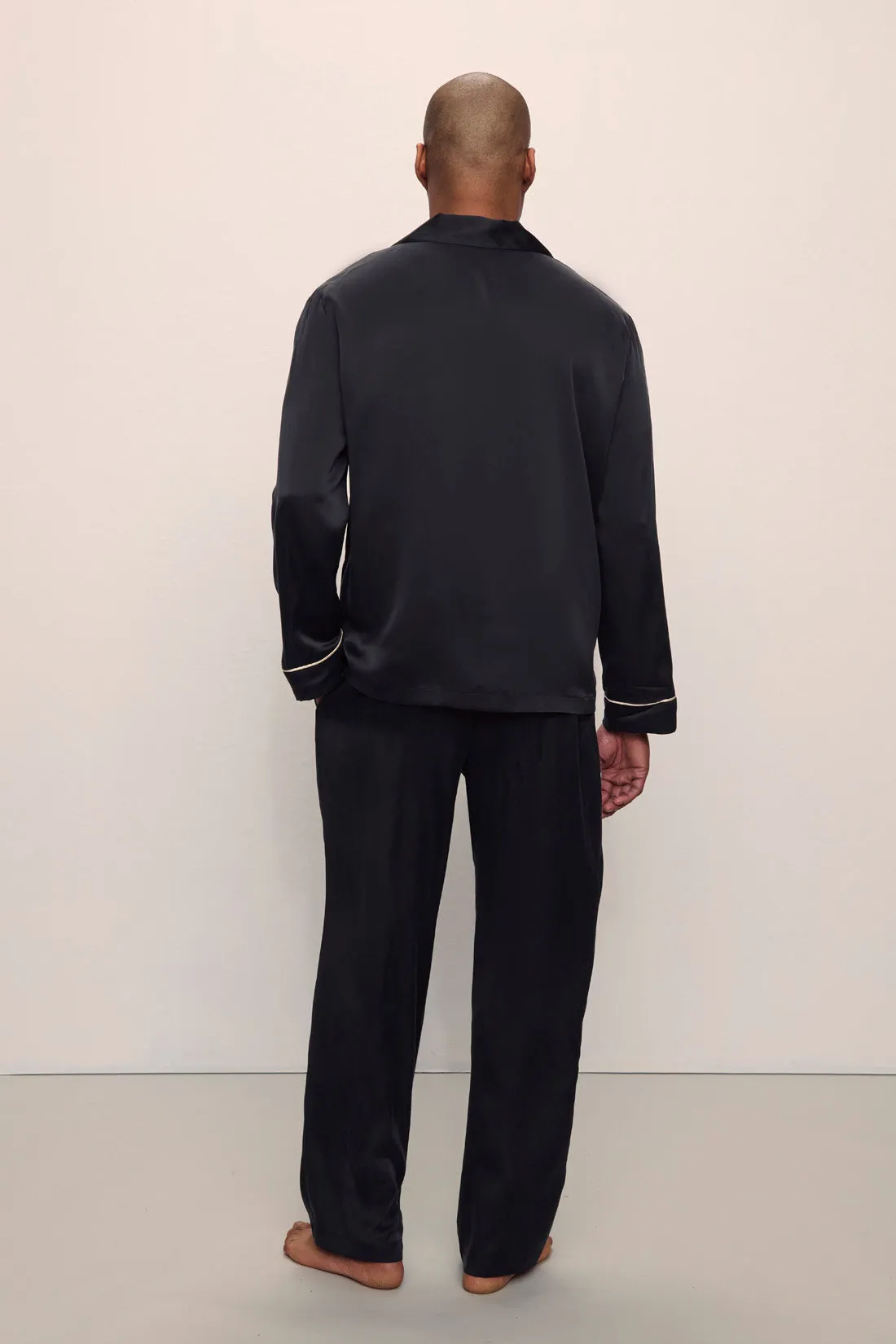 Charles Washable Silk Long PJ Set sold by Eberjey product image thumbnail 3