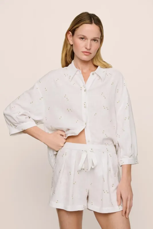 Linen Blend Relaxed Short sold by Eberjey