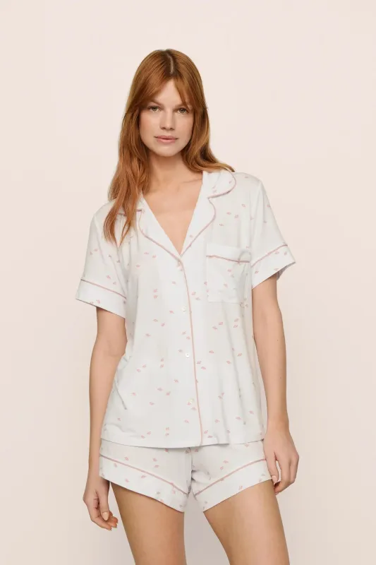 Gisele Printed TENCEL™ Modal Relaxed Short PJ Set sold by Eberjey